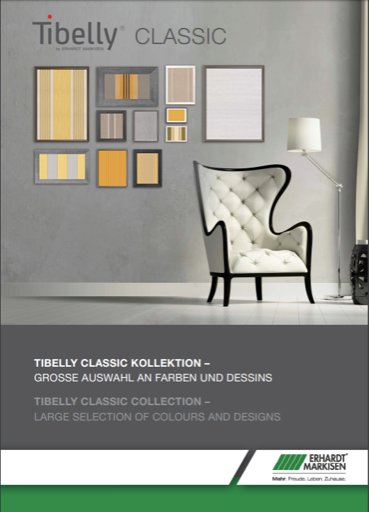 Erhardt Tibelly Classic fabric brochure cover
