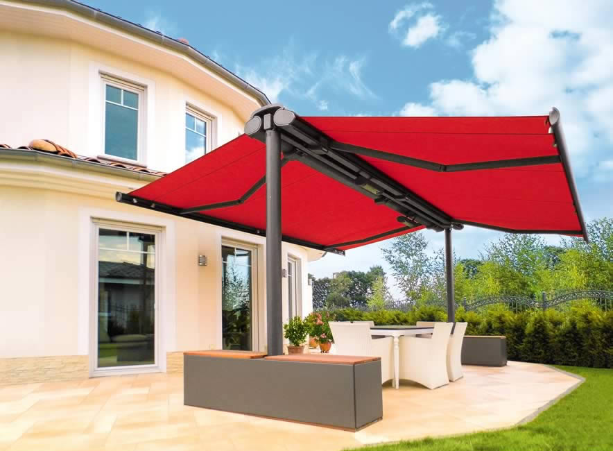 Freestanding Awnings  Awnings for Open Spaces  Roch\u00e9 Awnings