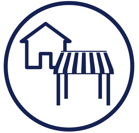 Freestanding Awning Icon
