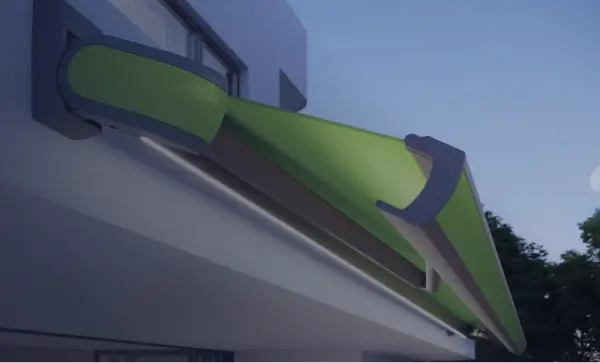 LED lighting on patio