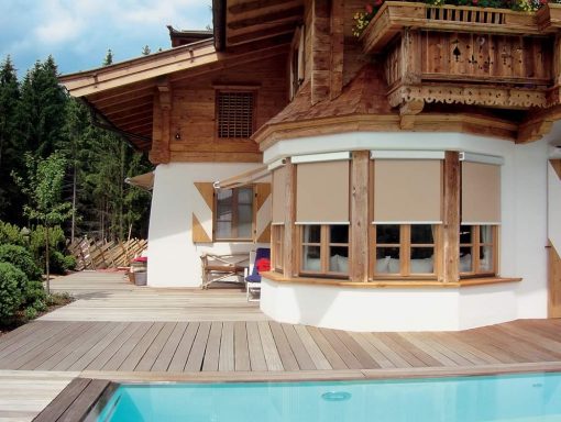 Markilux 710 Vertical Awnings in Garden