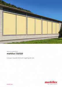 Markilux 720 Sales Manual Cover