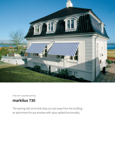 Markilux 730 / 830 Manual Cover