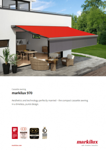 Markilux 970 Sales Manual Cover