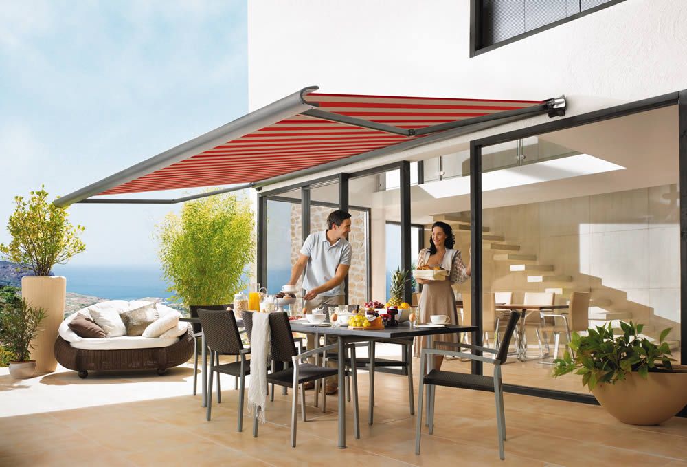 Markilux 990 Patio Awning in Garden