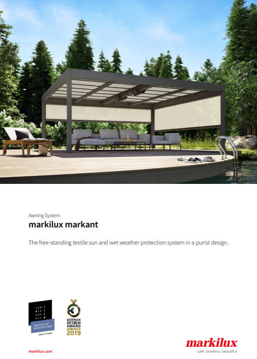 Markilux Markant Sales Manual Cover