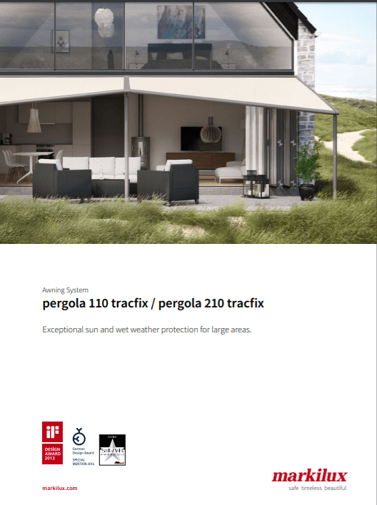 Markilux Pergola 110 Sales Manual Cover