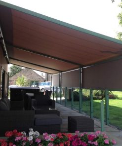 Markilux Pergola Awning With Vertical Shading