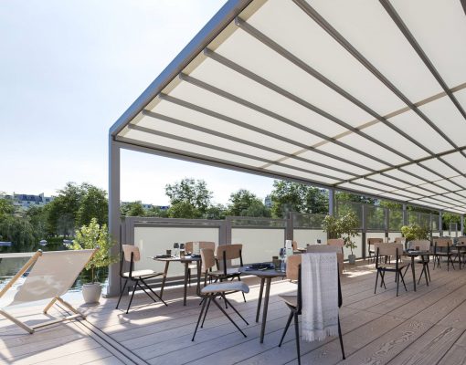 Markilux Pergola Stretch Awning in the Daytime