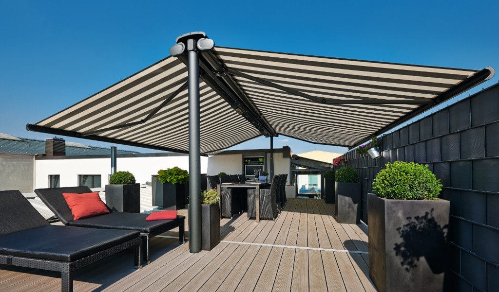 Markilux Syncra 2 Fix on Roof Terrace