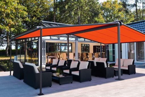 Markilux Syncra Awning Covering Large Area