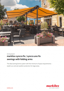 Markilux Syncra Fix Sales Manual Cover