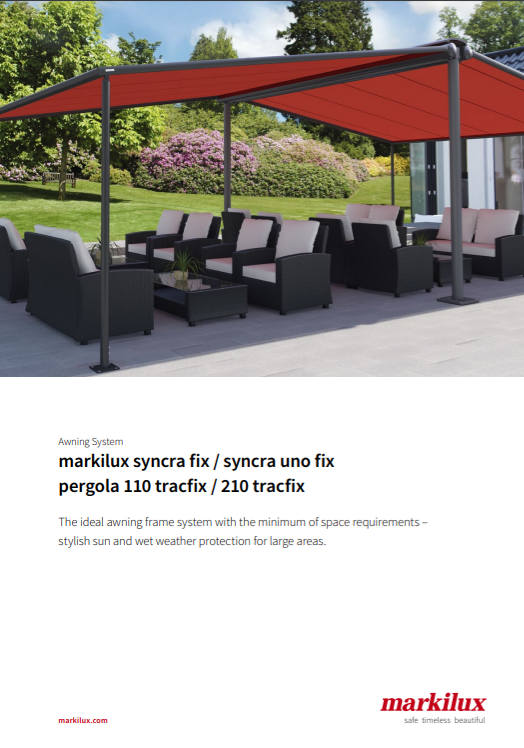 Markilux Syncra Fix Uno Pergola Manual Cove