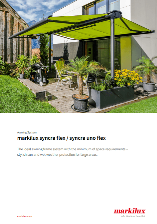 Markilux Syncra Flex Sales Manual Cover