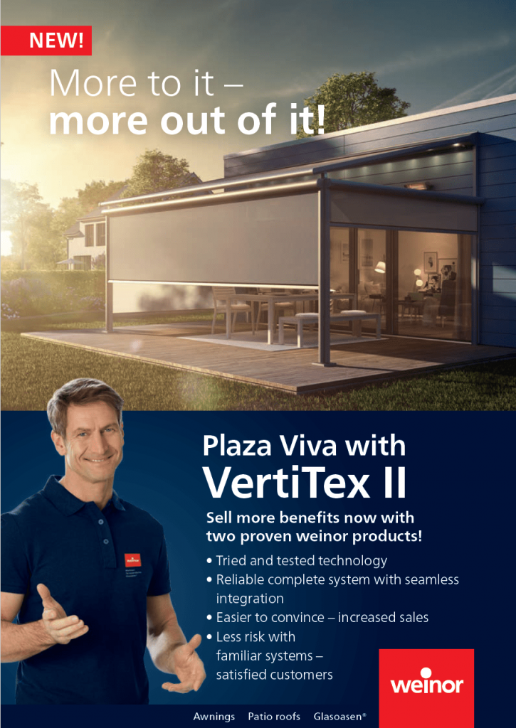 Weinor Plaza Viva II Vertitex Cover