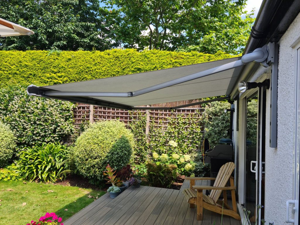 Markilux 990 Patio Awning Shown Open In Richmond Upon Thames