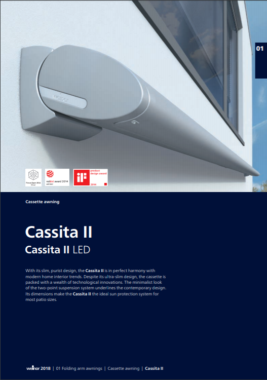 Weinor Cassita Manual Cover