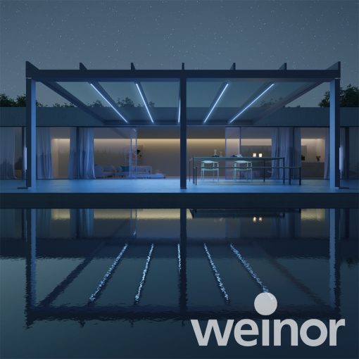 Weinor Terrazza Pure with LED Lighting