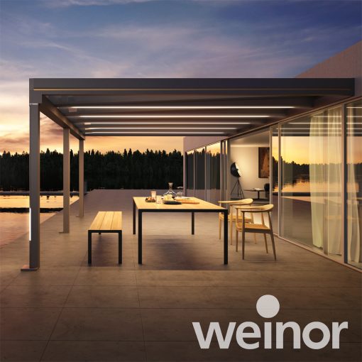 Weinor Terrazza Pure in the Evening