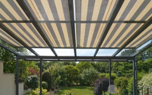 Weinor WGM Conservatory Awning Shade Striped